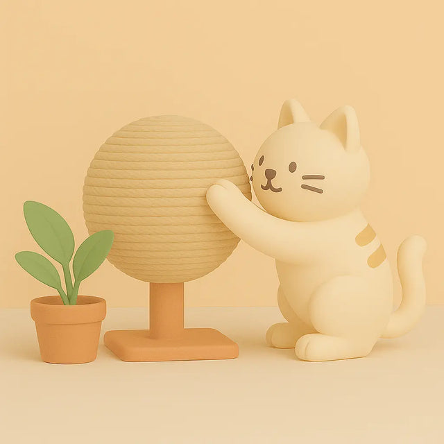 Boule griffoir chat