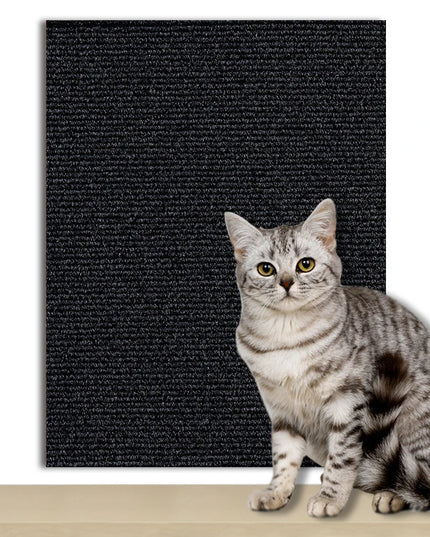 Protection anti-griffes pour canapé Noir – Tapis autocollant 60×200 cm