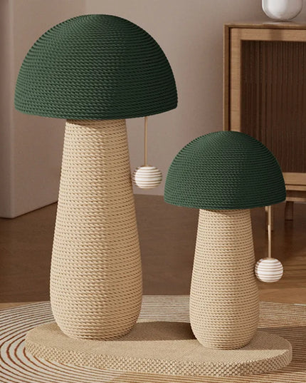 Le griffoir chat champignon