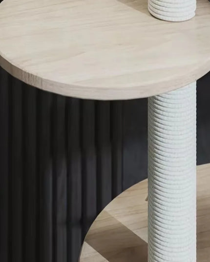 poteau griffoir chat blanc