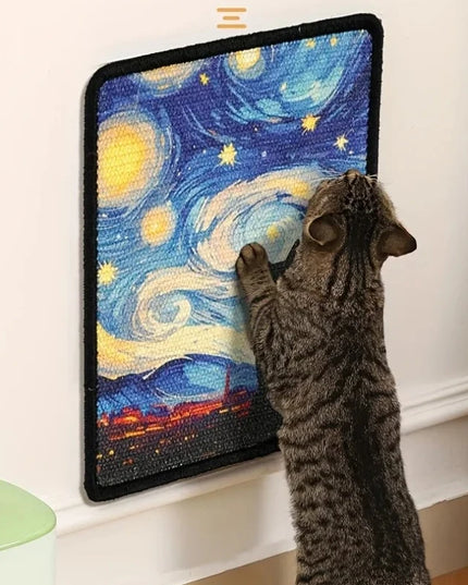 Mural griffoir chat Artistique