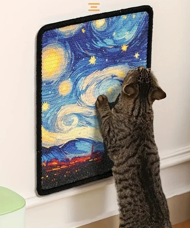 Mural griffoir chat Artistique