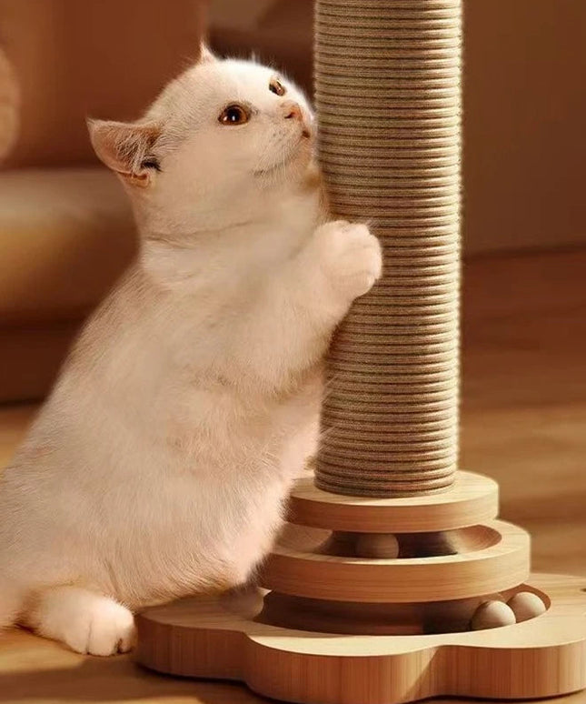 Griffoir chat colonne en sisal – Avec base antidérapante