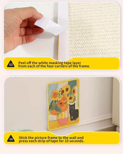 Mural griffoir chat Artistique