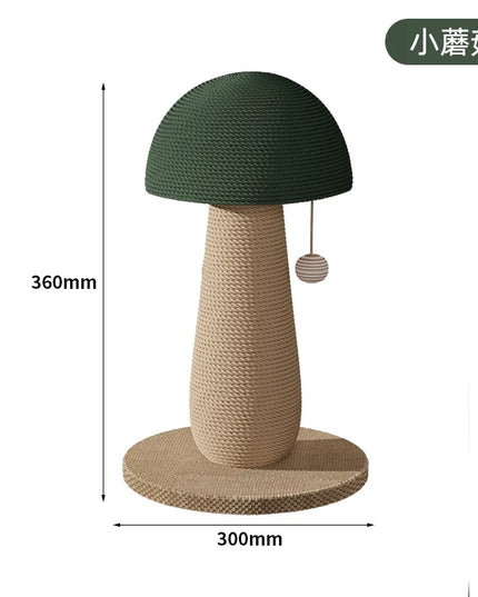 Griffoir Chat Champignon Vert