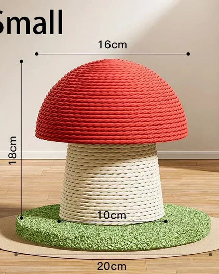Griffoir chat champignon en sisal