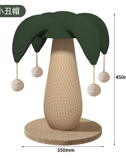 Griffoir Chat Champignon Vert