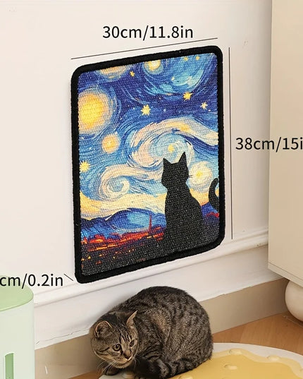 Mural griffoir chat Artistique