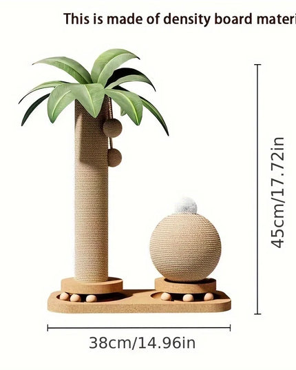 Dimension griffoir en palmier 