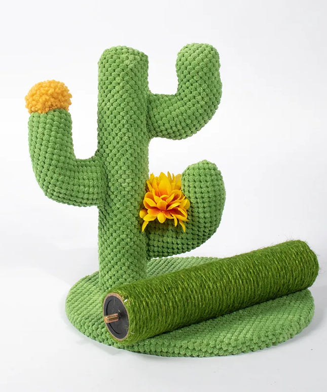 Griffoir chat en forme de cactus